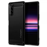 Spigen Sony Xperia 5 Deksel Rugged Armor Matte Black
