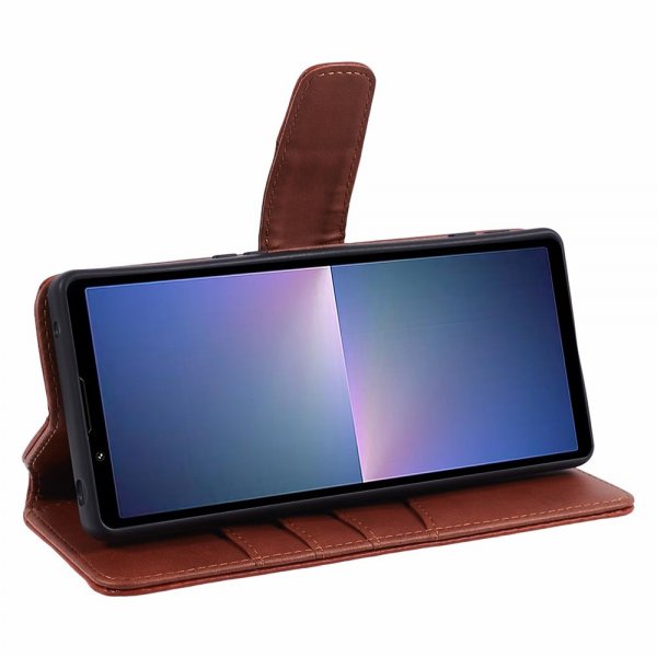 Nordic Covers Sony Xperia 5 V Etui Essential Leather Maple Brown