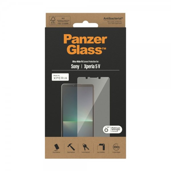 PanzerGlass Sony Xperia 5 V Skjermbeskytter Ultra-Wide Fit