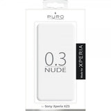 Puro Sony Xperia XZ3 Deksel Nude Transparent