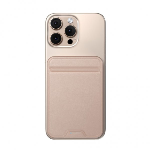 Satechi OntheGo Qi2 10K MagSafe-powerbank med stativ Desert Rose