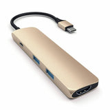 Satechi Slim USB-C MultiPort Adapter 4K Gull