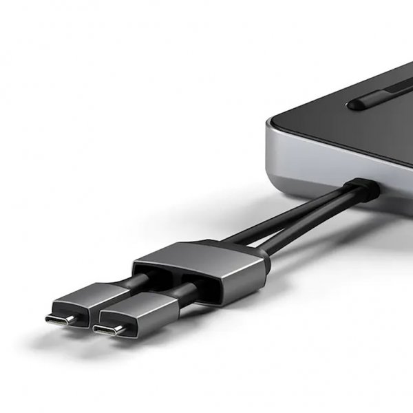 Satechi Dual Dock Stand Docking Station NVMe SSD Enclosure