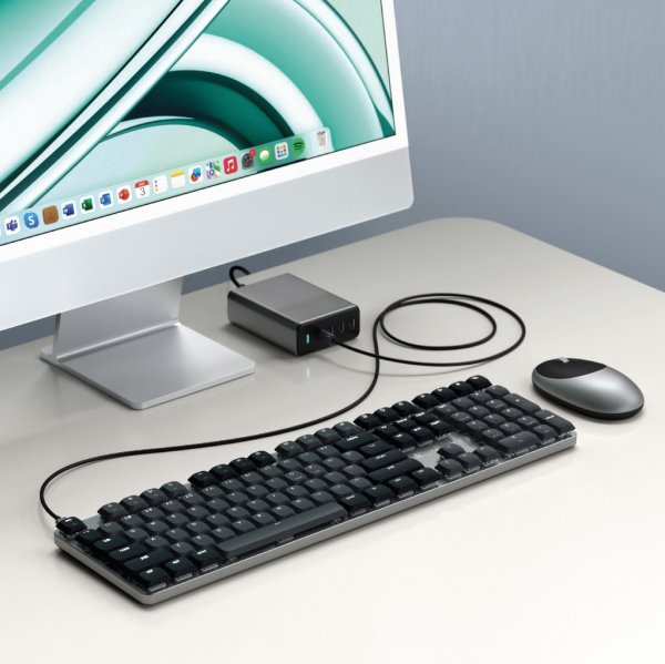 Satechi SM3 Slim Mekanisk Bluetooth Tastatur Mørkegrå