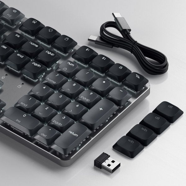Satechi SM3 Slim Mekanisk Bluetooth Tastatur Mørkegrå
