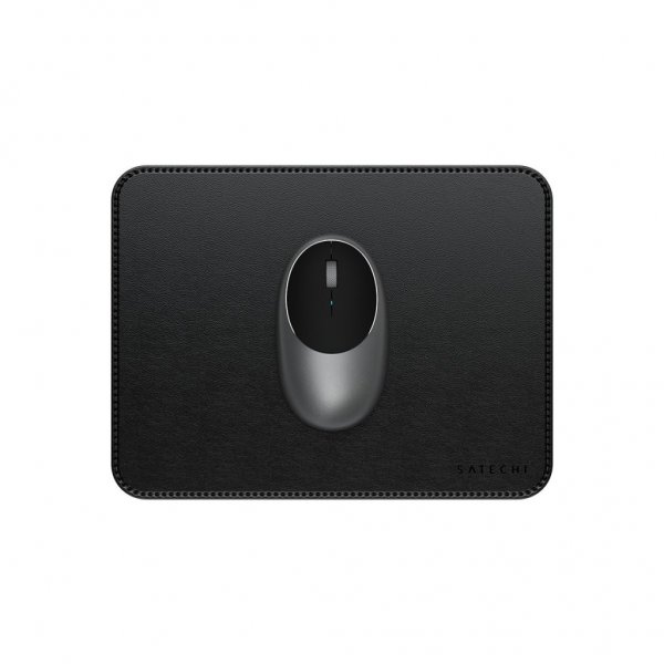 Satechi Vegan-Leather Premium Mouse Pad Svart
