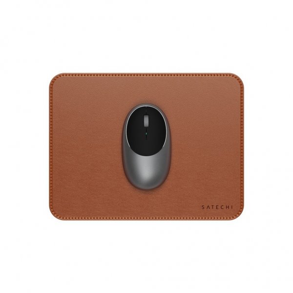 Satechi Vegan-Leather Premium Mouse Pad Brun