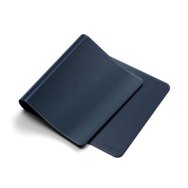 Satechi Vegan-Leather Premium Desk Mat Blå