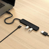 Satechi 4-in-1 USB-C Slim Multiport Adapter 4K Svart