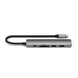 Satechi 6-in-1 USB-C Slim Multiport Adapter Space Gray