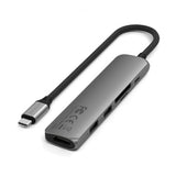 Satechi 6-in-1 USB-C Slim Multiport Adapter Space Gray