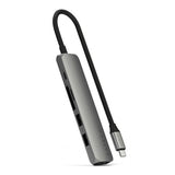 Satechi 6-in-1 USB-C Slim Multiport Adapter Space Gray