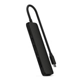Satechi 7-in-1 USB-C Slim Multiport Adapter with Ethernet Svart