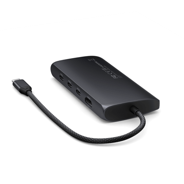 Satechi USB-C Multiport Adapter 8K With Ethernet V3 Midnight