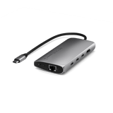 Satechi USB-C Multiport Adapter 8K With Ethernet V3 Space Gray
