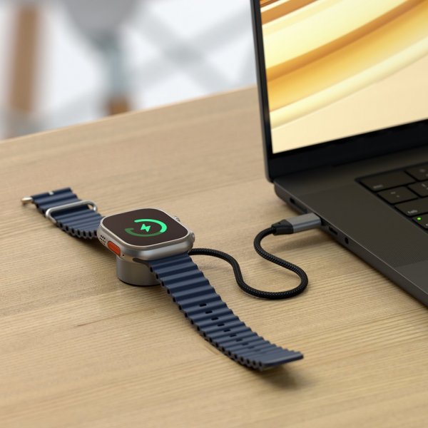 Satechi USB-C magnetisk hurtigladekabel for Apple Watch