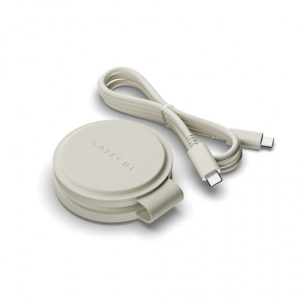 Satechi OntheGo 2-i-1 trådløs lader Sand