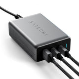 Satechi 100W GaN PD-reseLader med dubbla USB-C och USB-A-uttag