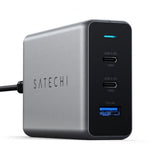 Satechi 100W GaN PD-reseLader med dubbla USB-C och USB-A-uttag