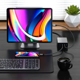 Satechi 100W GaN PD-reseLader med dubbla USB-C och USB-A-uttag