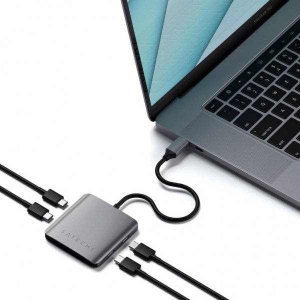 Satechi  Aluminium 4-port USB-C-hub