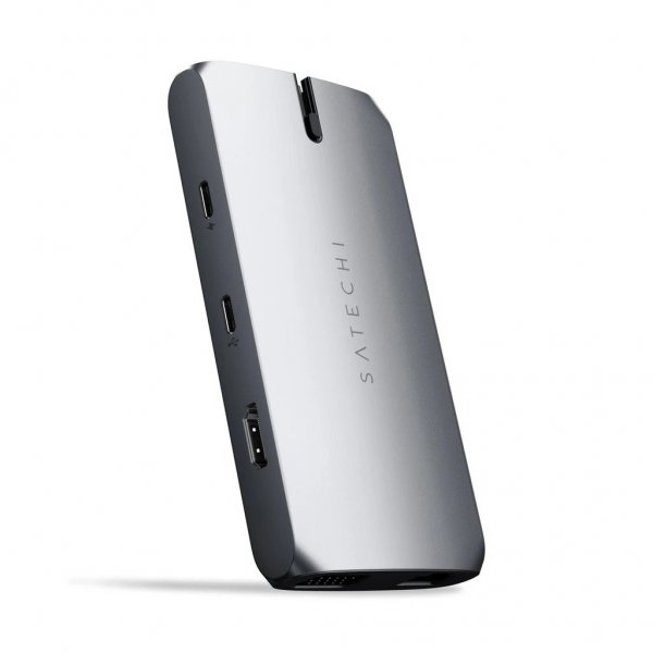 Satechi USB-C On-the-Go Multiport Adapter Space Gray
