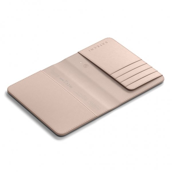 Satechi Vegan-Leather FindAll Passport Cover Desert Rose