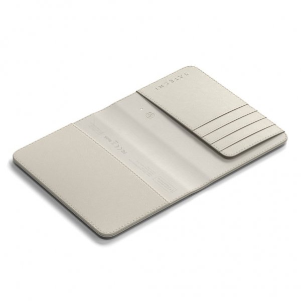 Satechi Vegan-Leather FindAll Passport Cover Sand