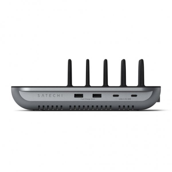 Satechi Dock5 USB-laddningsstation med trådlös laddning