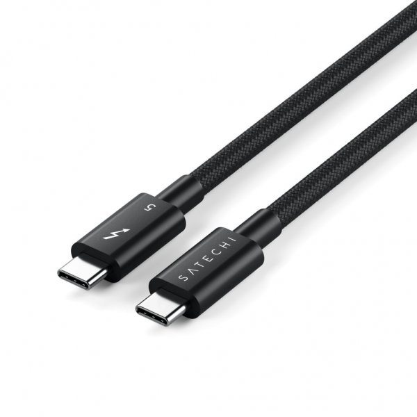 Satechi Thunderbolt 5 Pro-kabel 1 m svart