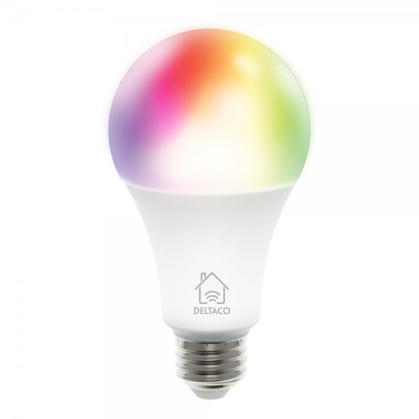 Deltaco Smart Home Starter Kit med Smart Plug og 2 RGB LED-lamper
