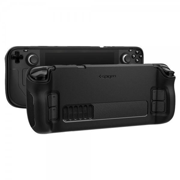 Spigen Steam Deck Deksel Rugged Armor Matte Black