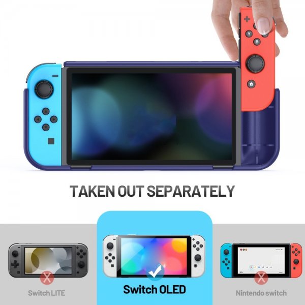 Støtsikkert deksel til Nintendo Switch OLED Blå