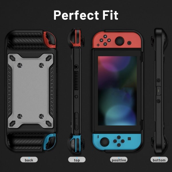 Støtsikkert deksel til Nintendo Switch OLED Svart