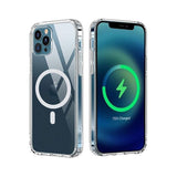 iPhone 13 Pro Deksel TPU MagSafe Støtsikker Transparent