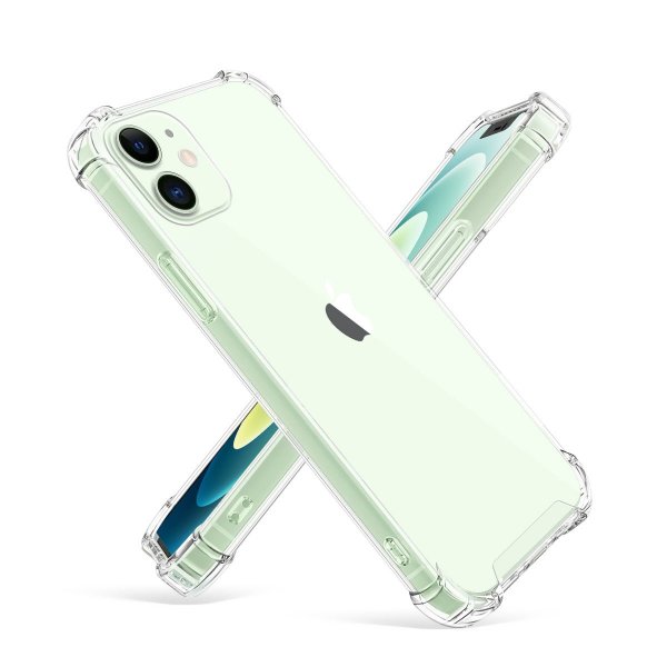 iPhone 12 Mini Deksel Støtsikker Transparent