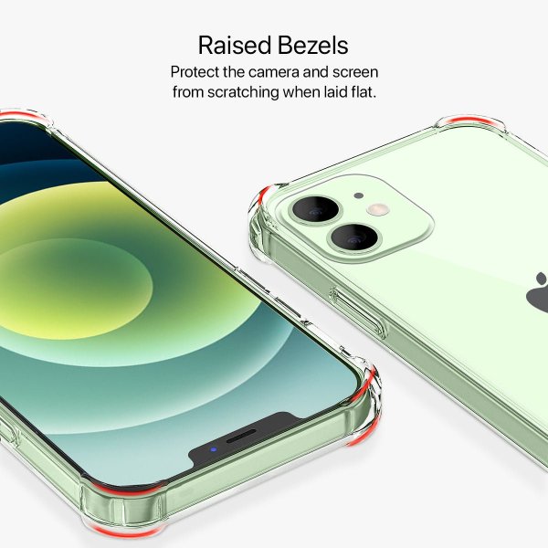 iPhone 12 Mini Deksel Støtsikker Transparent