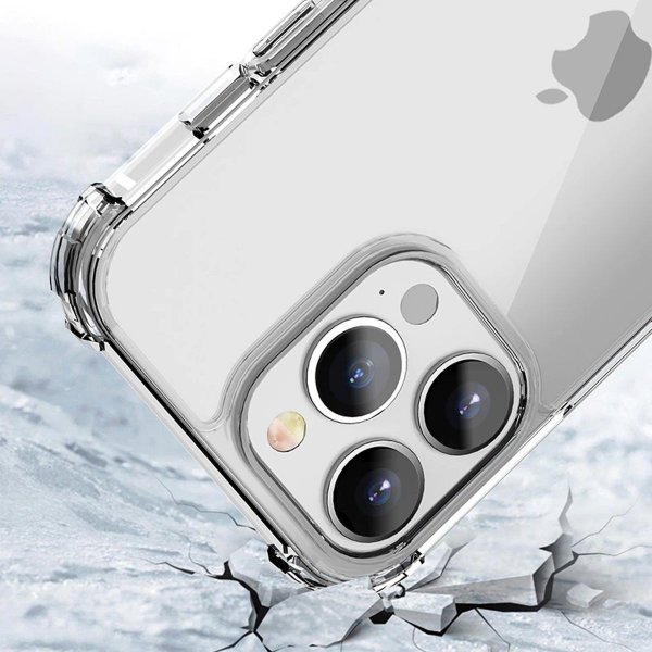 iPhone 13 Pro Max Deksel Støtsikker Transparent