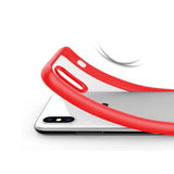 iPhone Xs Max Deksel Støtsikker Rød