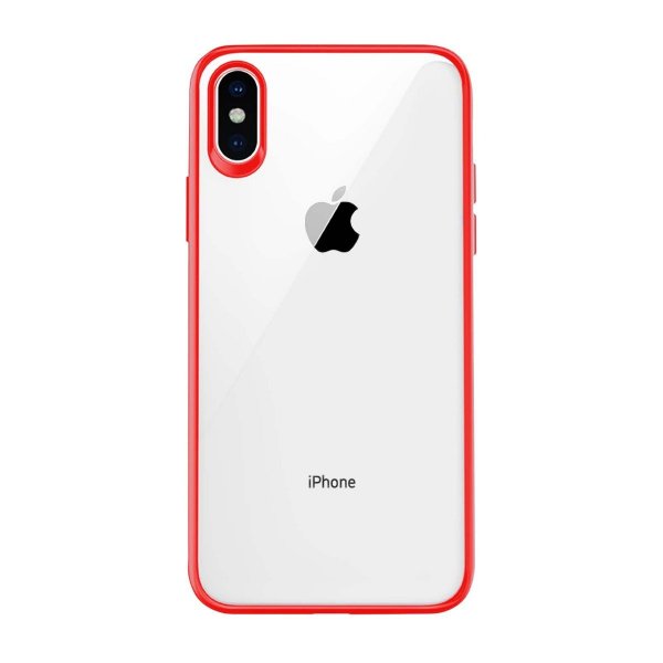 iPhone Xs Max Deksel Støtsikker Rød