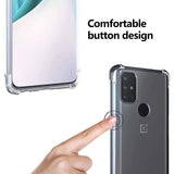 OnePlus Nord N100 Deksel Støtsikker Transparent