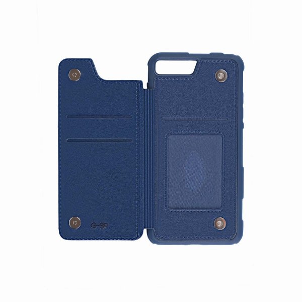 iPhone 7 Plus/iPhone 8 Plus Deksel Kortholder Blå