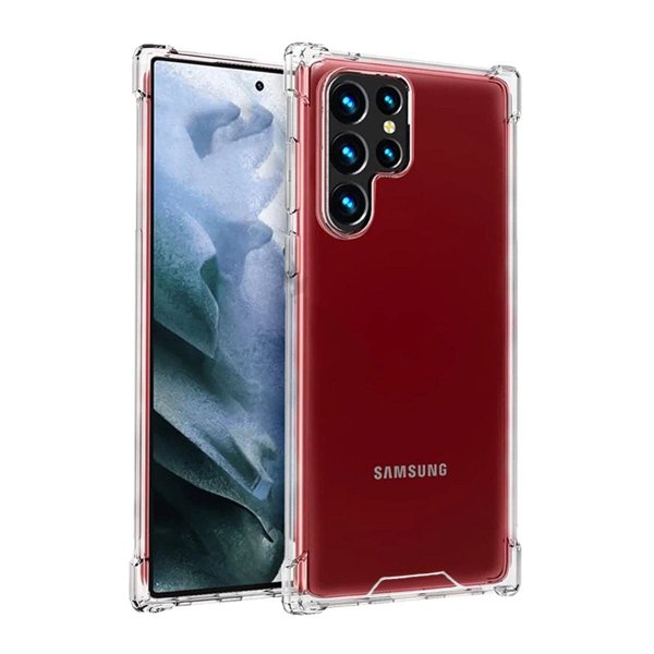 Samsung Galaxy S22 Ultra Deksel Støtsikker Transparent