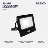 Deltaco Smart Home Spotlight med bevegelsessensor 20W
