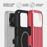 Burga iPhone 17 Pro Deksel Tough MagSafe Strawberry Jam