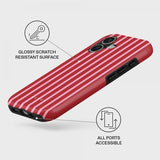 Burga iPhone 17 Deksel Tough MagSafe Strawberry Jam