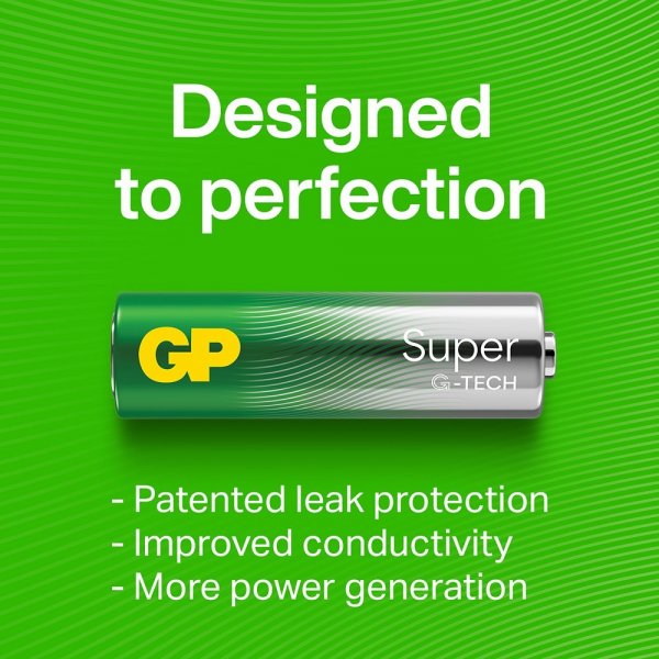 GP Super Alkaline AAA Battery 24A/LR03 20-pack