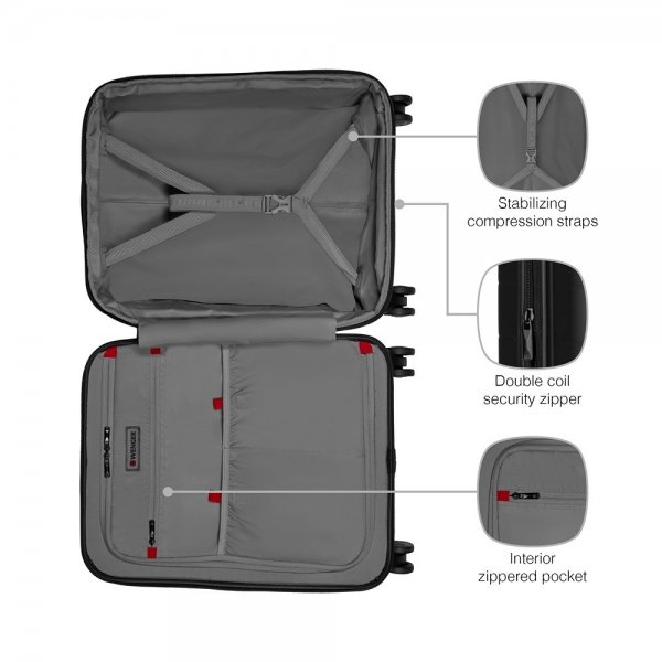 Wenger Syntry handbagage 55cm svart