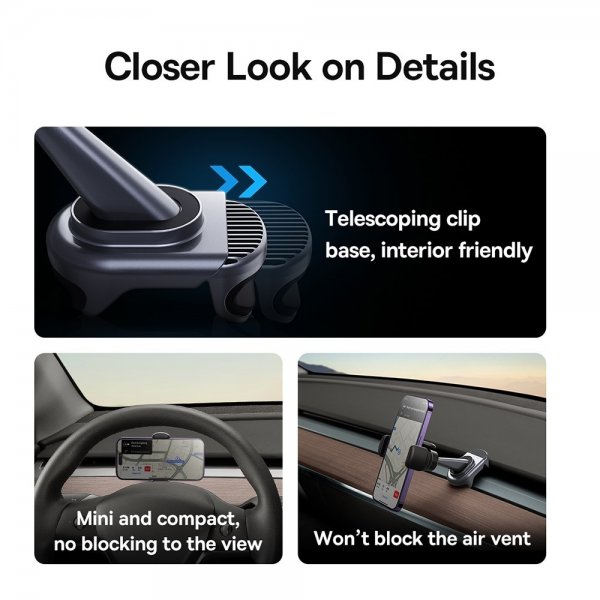 Baseus Tesla Model 3/Y T-Space Series Solar Electric Car Mount