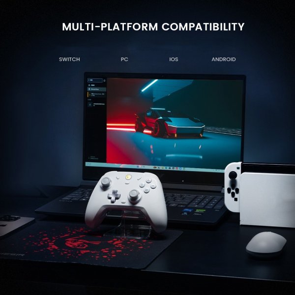 GameSir T4 Cyclone Wireless Game Control Multiplatform Hvit